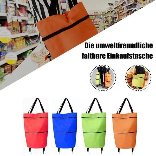 Foldable Rolling Shopping Cart